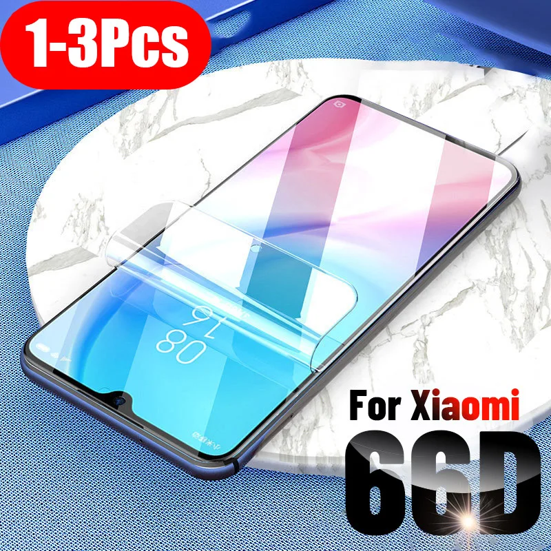 

1-3Pcs Hydrogel Film For Xiaomi Mi A3 A2 Lite Screen Protector For Xiaomi Mi 8 9 Se Soft Protective Film Mi 9T Note 10 Pro