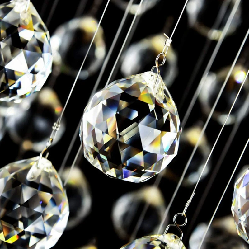

16 Pcs Crystal Balls Prism Suncatcher Rainbow Pendants,30Mm & 80Mm