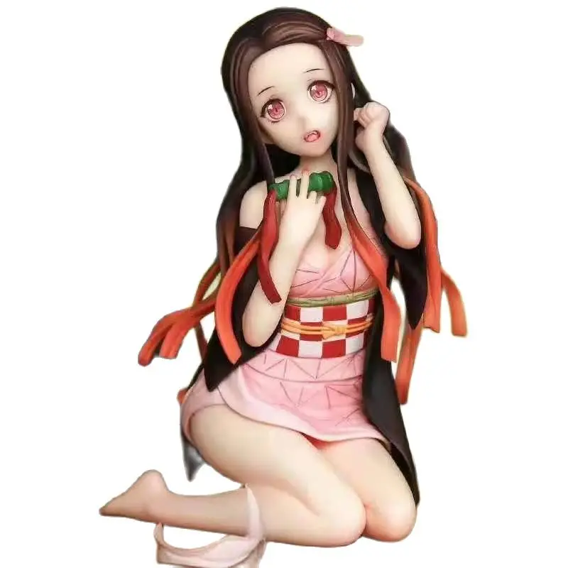 

2021 новый милый игрушечных пластиковых экшн фигурок из аниме Рисунок Kimetsu без Yaiba Nezuko фигурку модель игрушки Аниме демон убийца статуэтка в н...