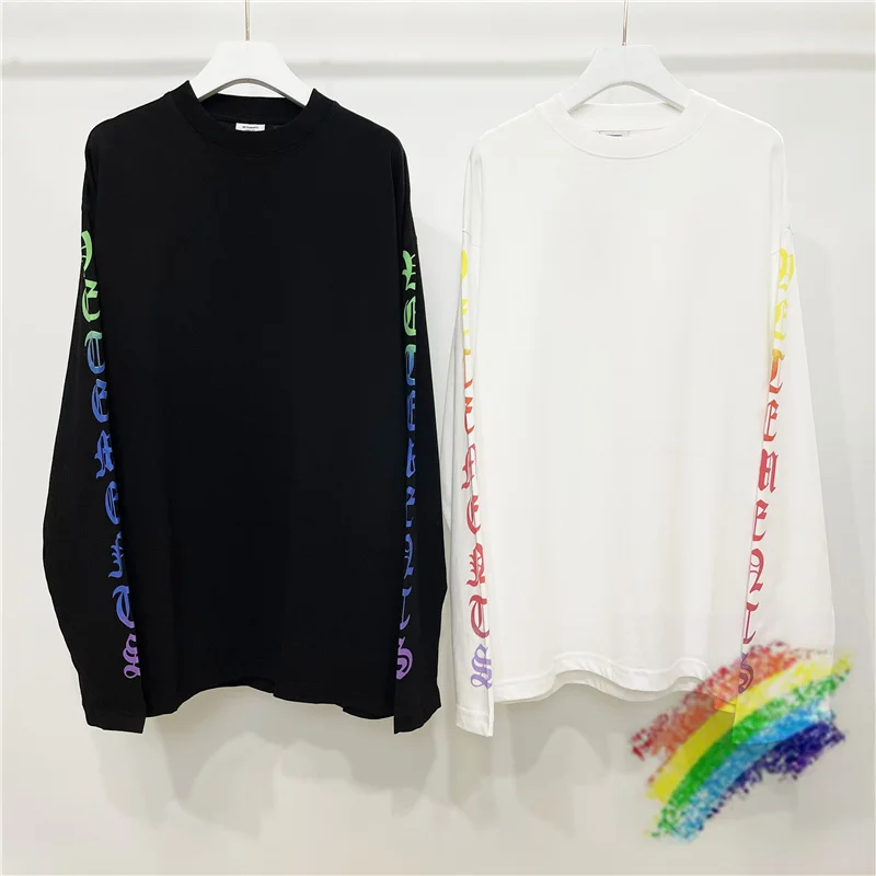 

Футболка с длинным рукавом для мужчин и женщин, тенниска с принтом в готическом стиле, майка с вышивкой на спине, 1:1