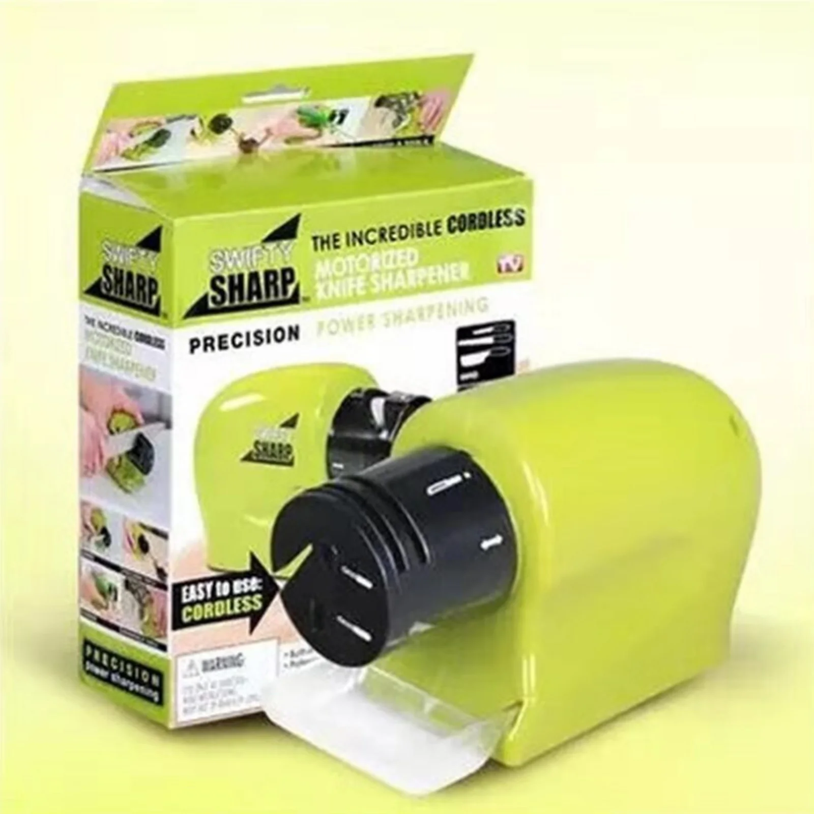 

4 IN 1 Multifunction Electric Knife Sharpener Motorized Automatic Knife Grinder Scissor Sharpening Stone Kitchen Knife Tools