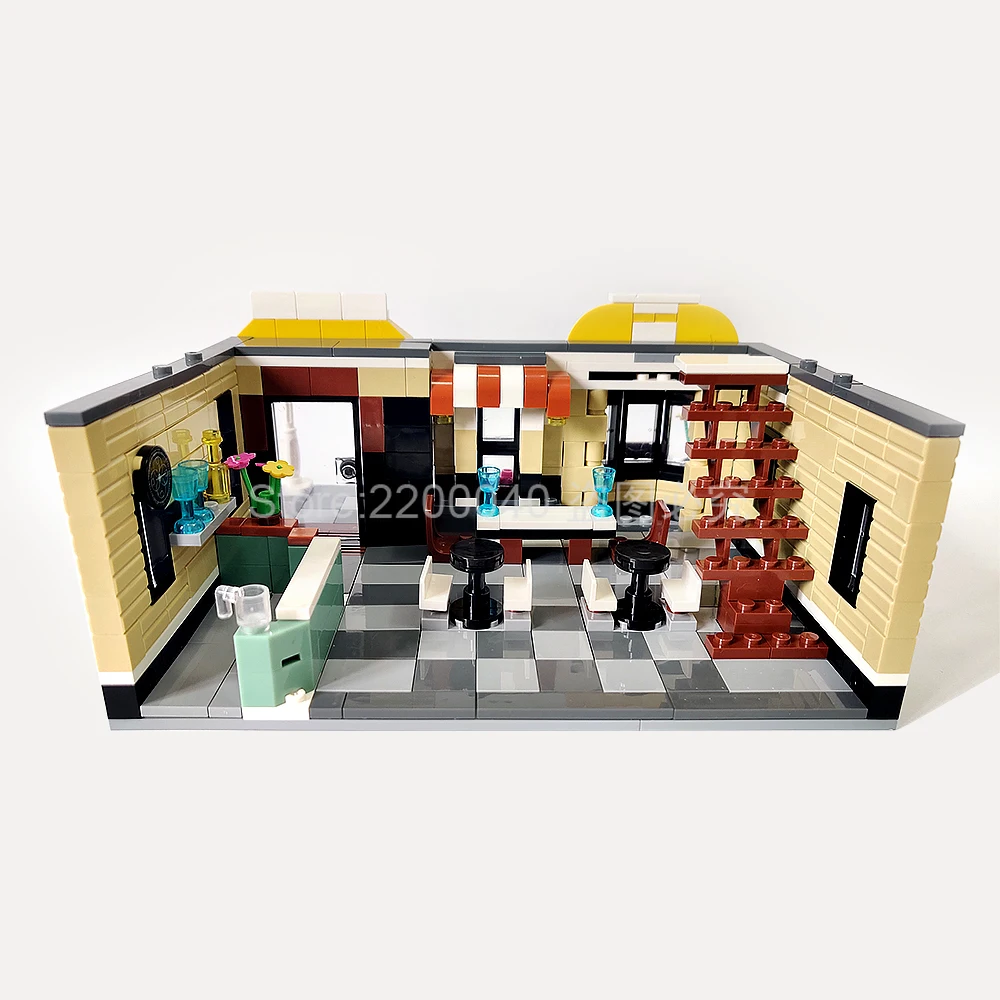 ZHEGAO QL0936 Creator MOC Street View Series римские Конструкторы 1186 шт. кирпичи игрушечные наборы