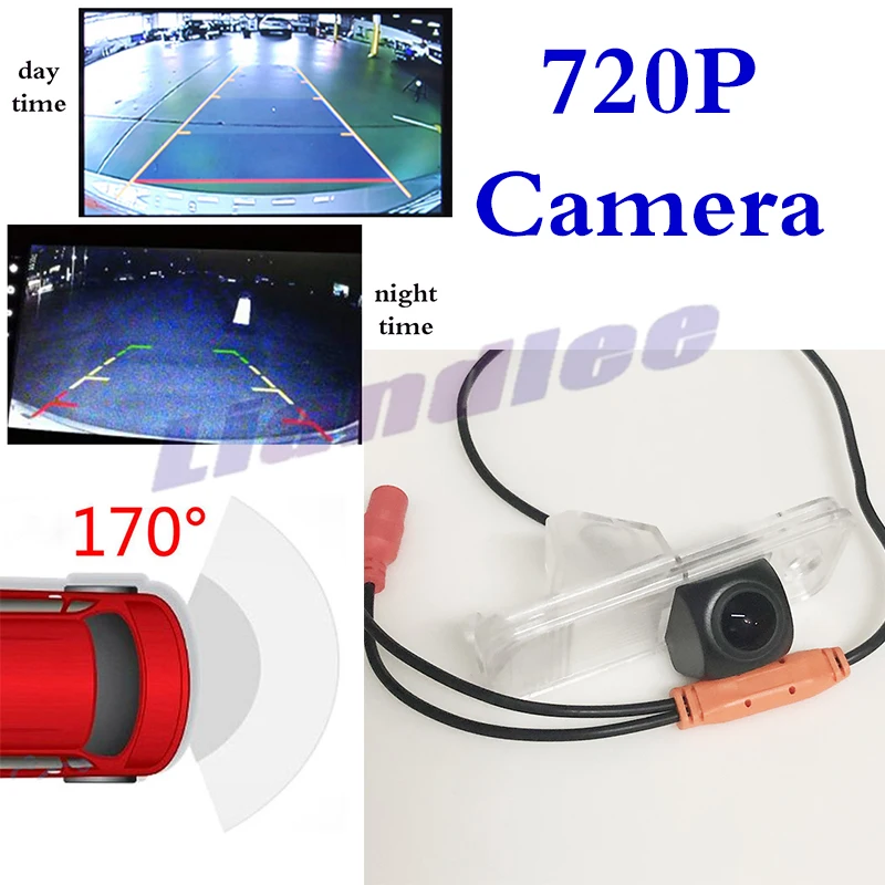 

Автомобильная камера заднего вида для Hyundai Azera HG 2011 ~ 2015, большая CCD-камера ночного видения, резервное копирование, 720 RCA, водонепроницаемая кам...