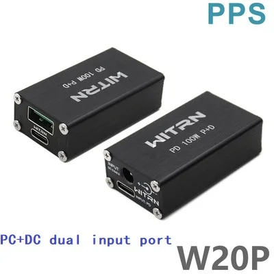 PC DC dual inputPort W20-100W PD автомобильное зарядное устройство настольное двухпортовое VOOC - Цвет: PC DC dual inputPort