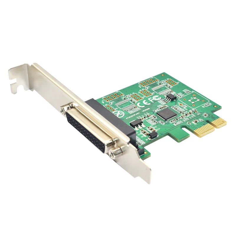 PCI Express к параллельному порту DB25 25Pin PCIE Riser Card принтер LPT PCI-E X1 плата расширения