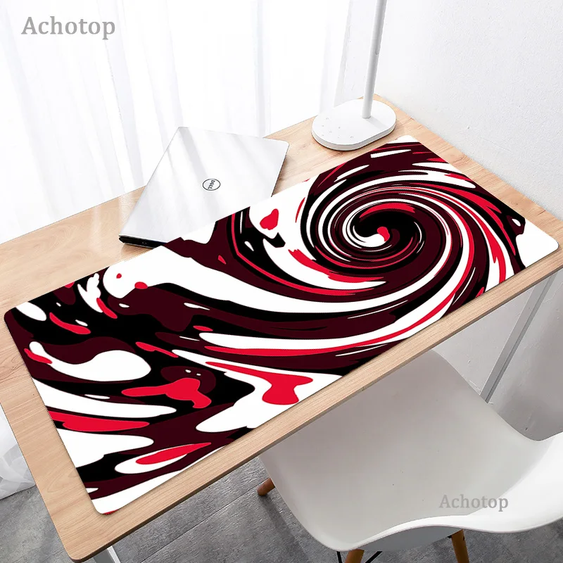 

Black White Art Large Pad Mouse Mat 4mm PC Computer Locking Edge Mousepad Gamer Gaming Keyboard Mice Desk Mats Pad for Overwatch