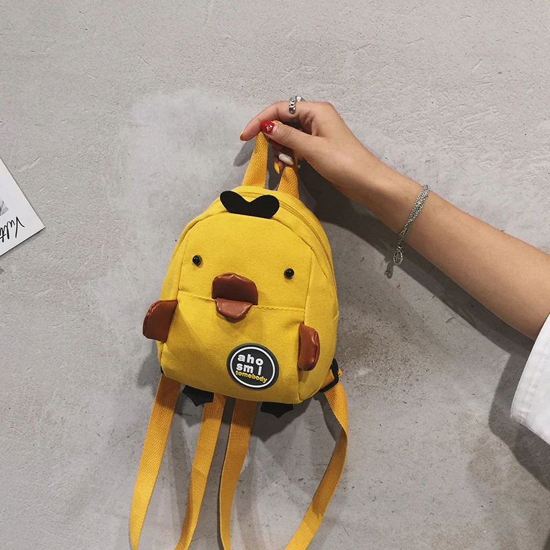 Children's baby kindergarten 1-10 years old 2 small school bag baby boy and girl backpack mini cartoon canvas backpack bag