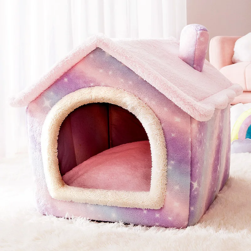 

Removable Cat Bed House Kennel Nest Pet Nest Cat Tent Dog Bed Warm Dog House Cushion Sofa Bed Cat House Pet Bed Pet Products