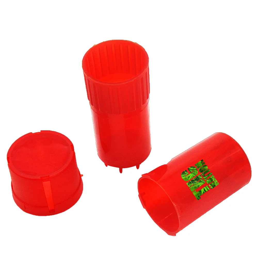 Пластиковая травяная шлифовальная машина dia.44 мм 3 слоя различных узоров дробилка