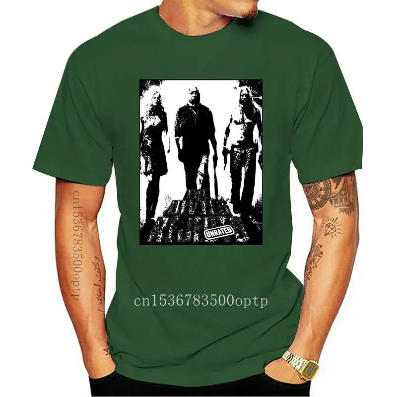 

Новинка Мужская футболка черного и белого цвета с изображением демонов, Роба, зомби, Шери, размер S, M, L, XL