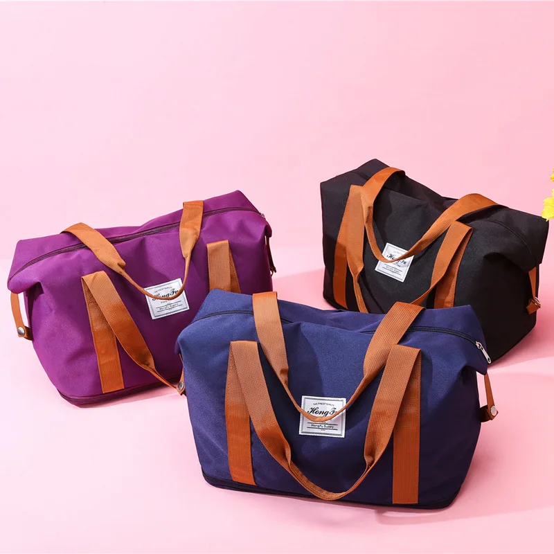 2021 Waterproof Travel Bags for Women Large Capacity Luggage Female Fitness Training Yoga Bags Outdoor Sports Bags Shoulder Bags