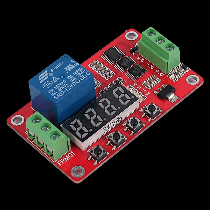 Работающего на постоянном токе 12 В в закрывающемся реле таймер цикла PLC модуль