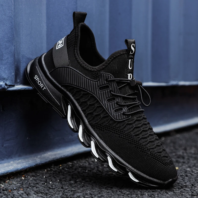 

Mesh Men Sports Shoes Lightweight Sneakers Men Breathable Running Shoes Flats Athletic Shoes Zapatillas Hombre