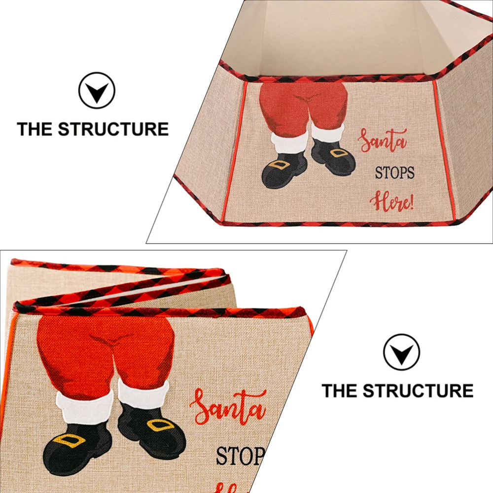 

1Pc Christmas Tree Ring Fashion Tree Collar Xmas Tree Decor (Assorted Color)