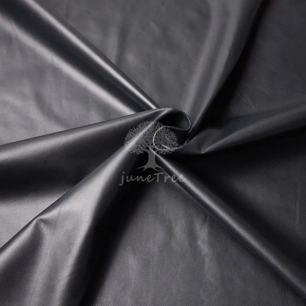 Кожаная сумка Junetree из натуральной овечьей кожи, 0,5-0,9 мм, 60x30 см, 30x30 см, мягкая, черного цвета (art.: 7a551b014) - 7a551b014