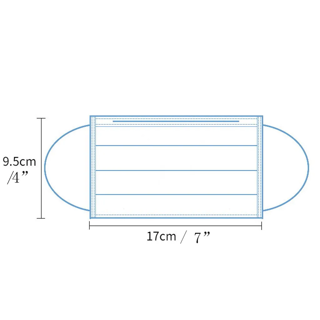 

10/50 PCS Disposable Printed Mask 3-Plys Nonwoven Anti- Dust Mask Anti spray particles Breathable Earloop face Mask Mascarilla