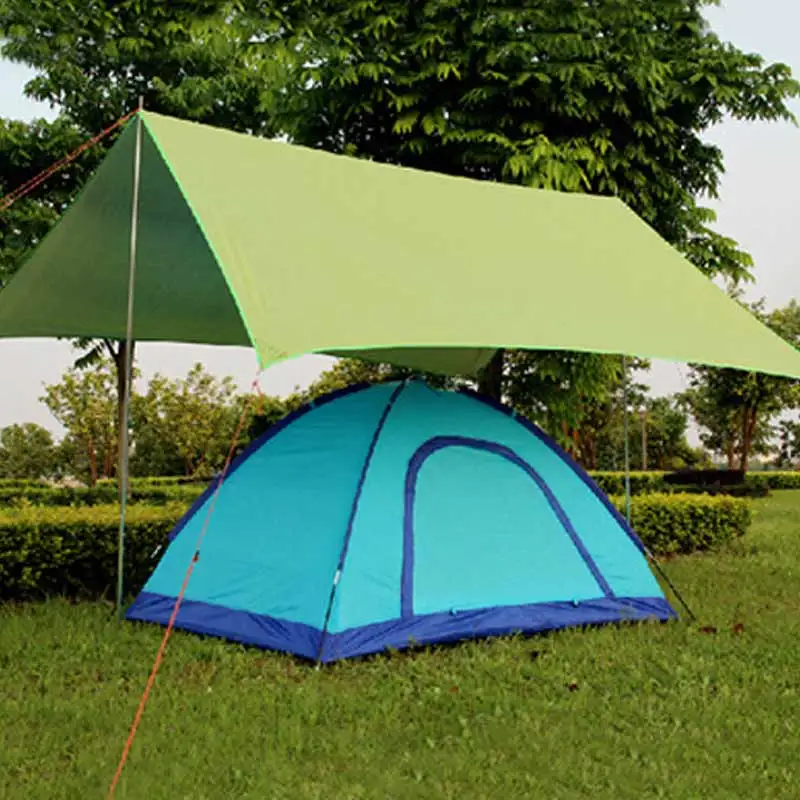 

Tent Tarp Awning Sun Shade Rain Shelter Beach Camping Picnic Pad Moisture-proof Mat QP2