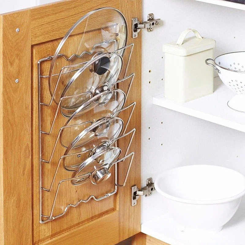 Кухонный инструмент BOUSSAC 5-уровневая металлическая подставка для сушки кастрюль