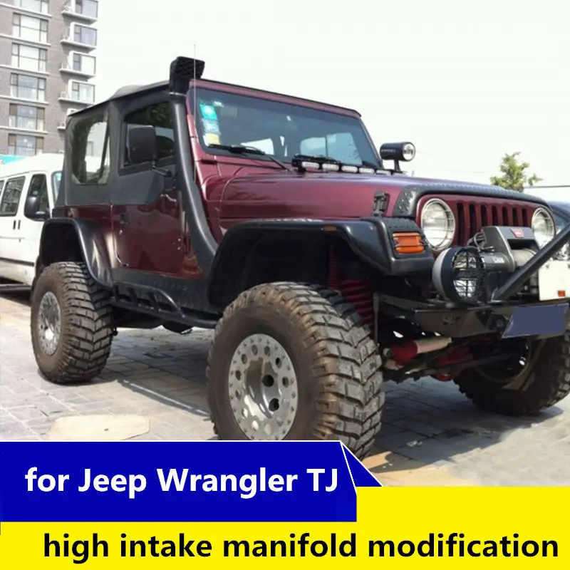 Для Jeep Wrangler TJ звукосниматель модификация болотный шланг болотная Высокая впускная труба Вранглер TJ воздушные заборы части