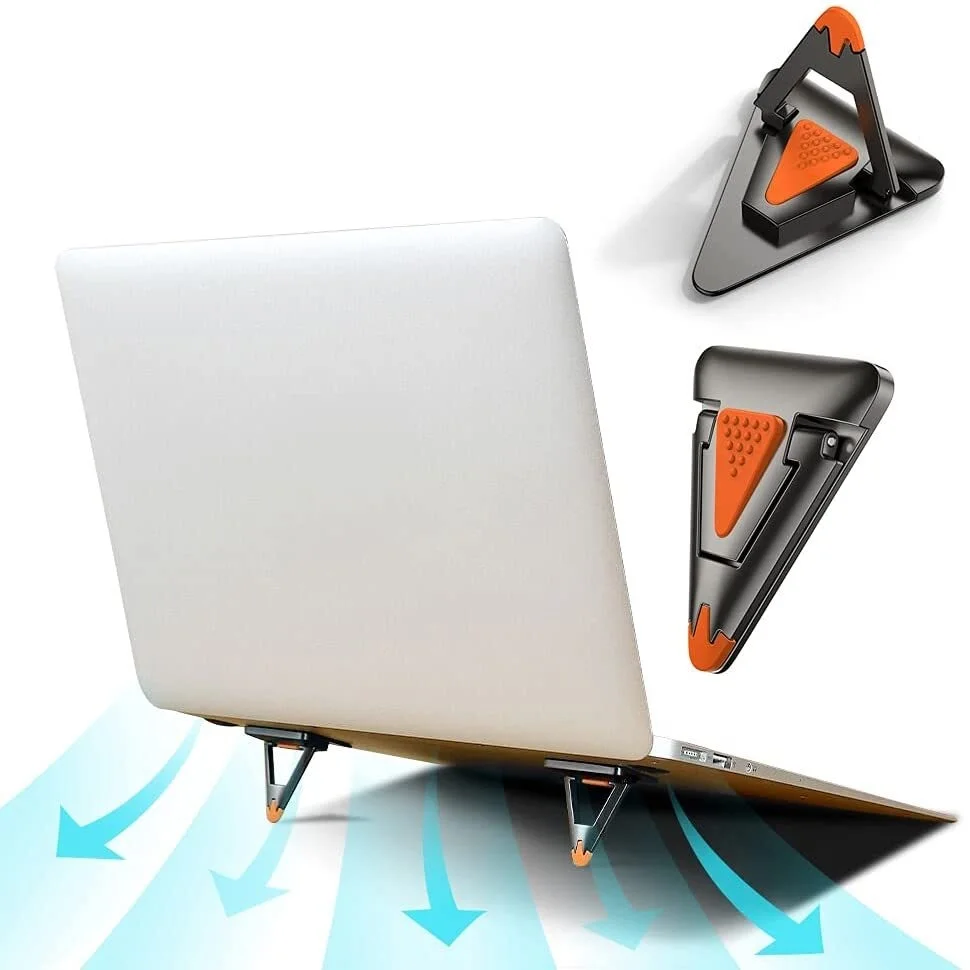 

Подставка для ноутбука Регулируемая по высоте, Портативная подставка для ноутбука настольная и купольная, треугольная Складная подставка ...