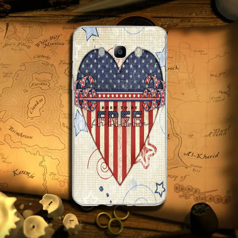 Чехлы для Samsung Galaxy Note 4 5 8 9 10 A10 A20 A30 A40 A50 A60 A70 A80 A90 M10 M20 M30 с американским флагом в стиле винтаж.