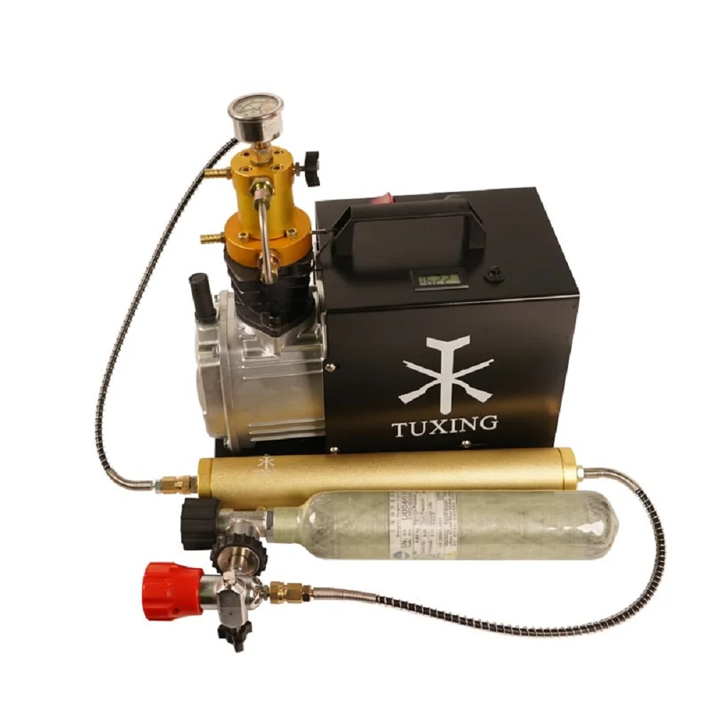 TUXING TXES031 300Bar 4500Psi Электрический воздушный компрессор PCP насос высокого давления
