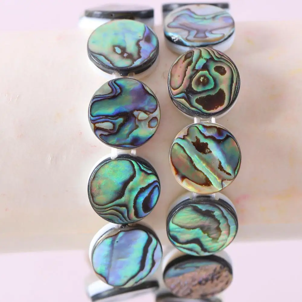 Браслет эластичный для мужчин и женщин украшение из ракушек новозеландского