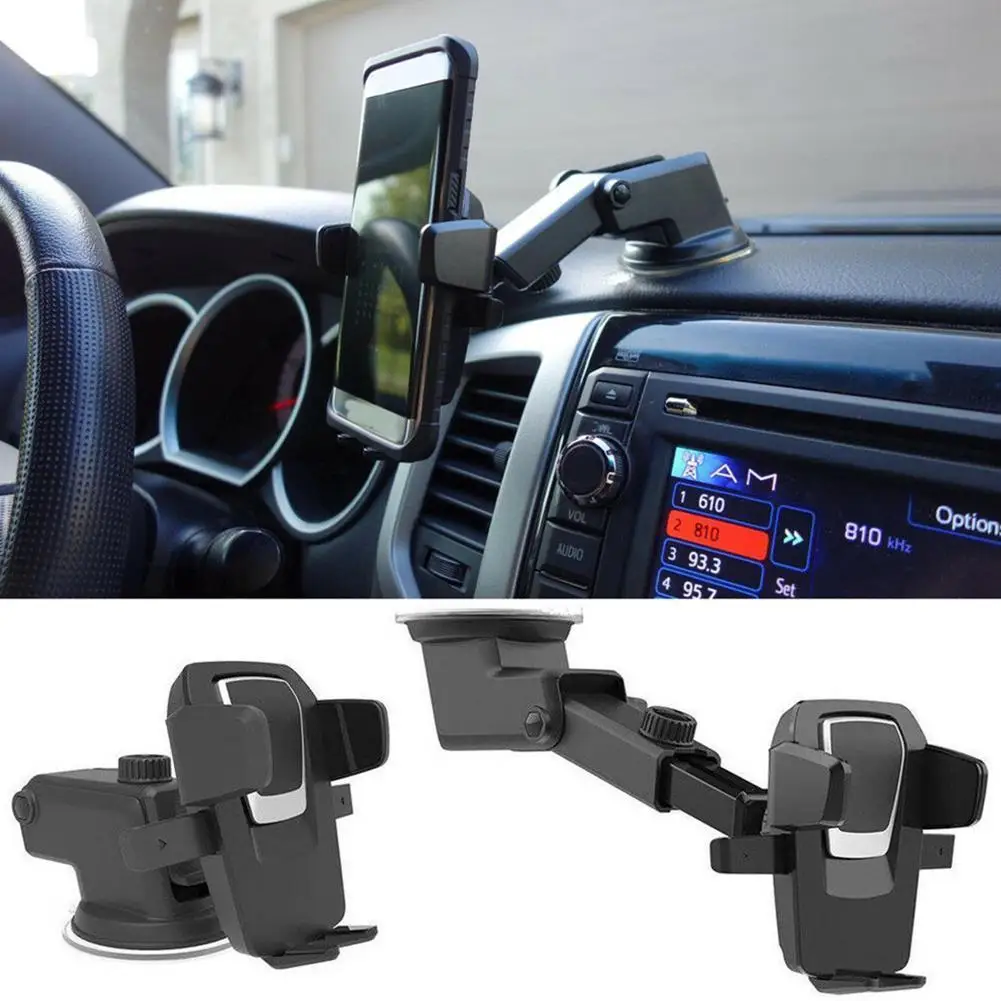 

Universal Car Mount Holder Suction Cup Car Windshield 360 Rotation Navigation Bracket Rotation Stand Degree Mobile For Phon M6G0