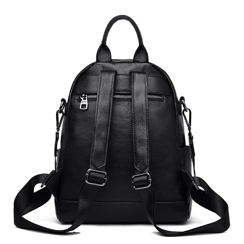 Новый кожаный рюкзак YILIAN-стильный повседневный из воловьей кожи с высокой