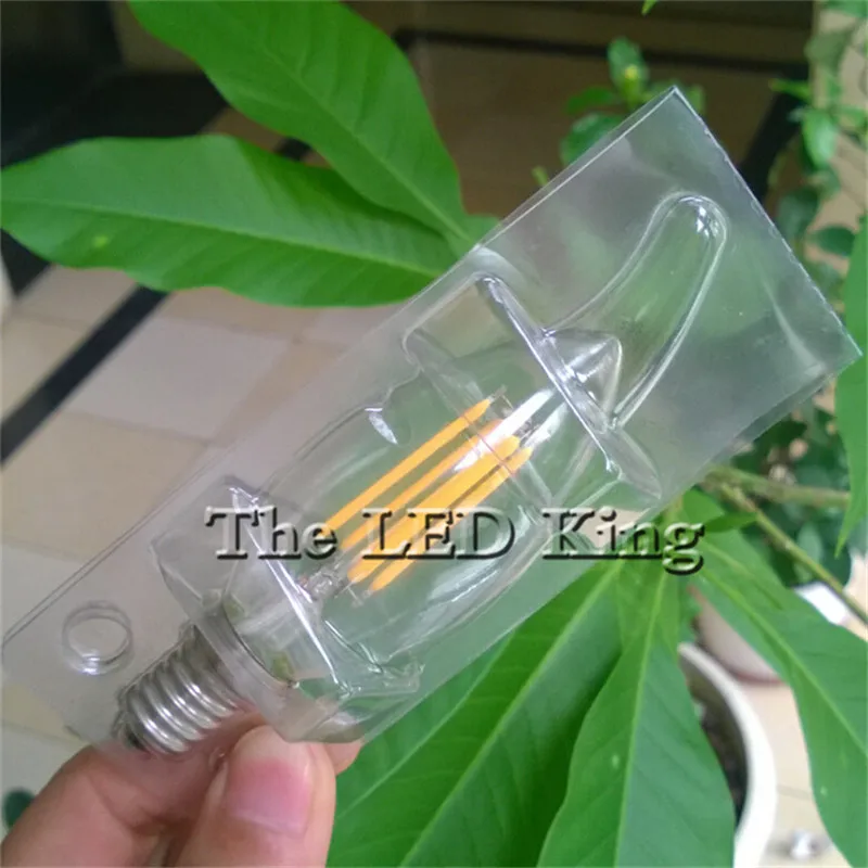 Бесплатная доставка Ретро светодиодный нити светильник E14 6Вт 12Вт 18Вт 240V / 220V C35 C35L