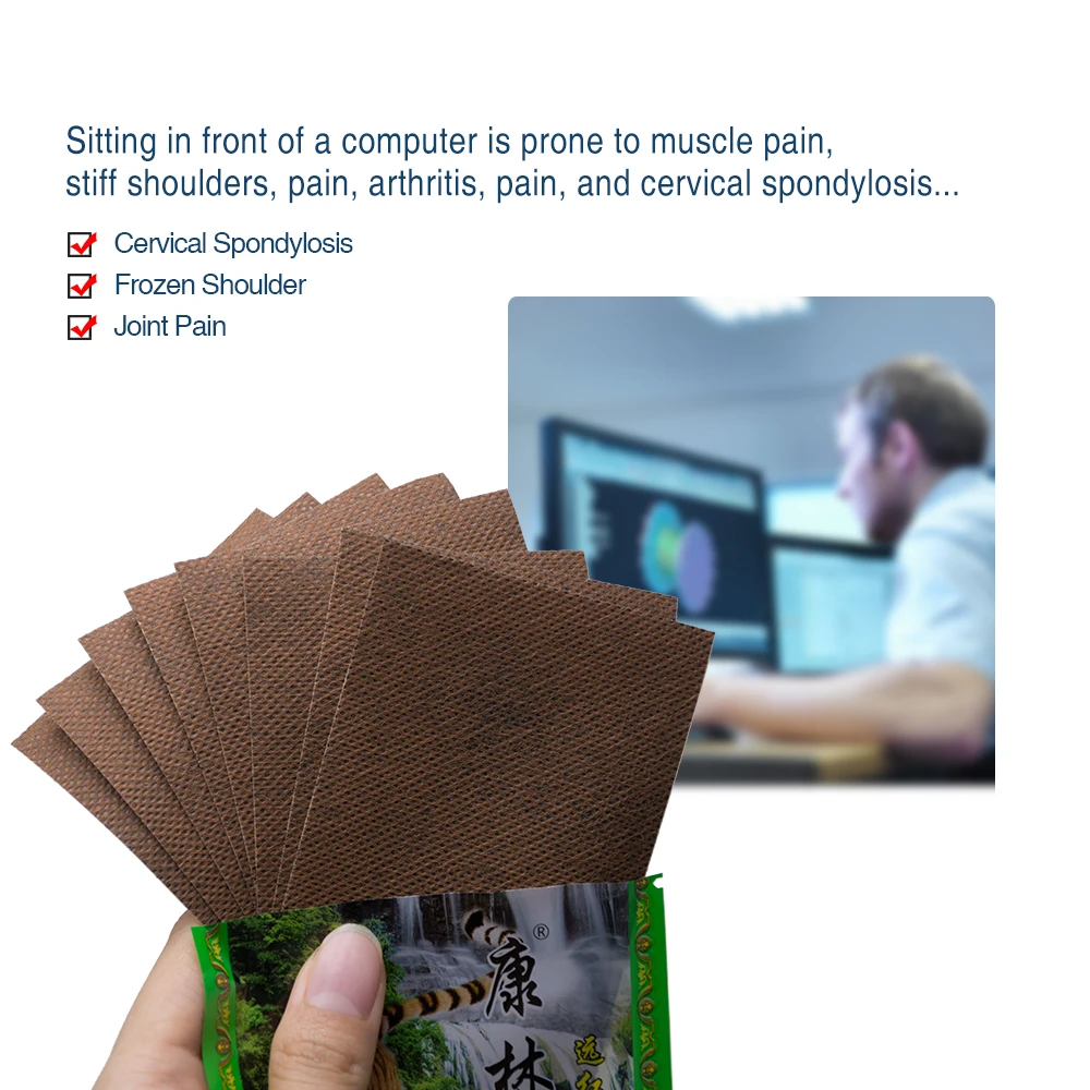 40Pcs Tiger Balm Arthritis Medical Plaster Knee Body Pain Killer Joint Relief Patch Chinese Herbal Analgesic Stickers D1752 | Красота и