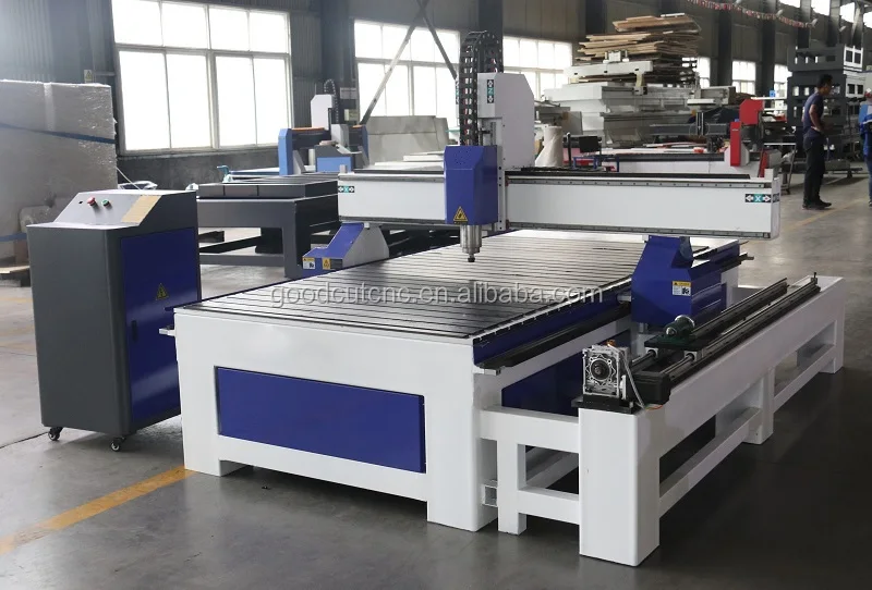 

1325 3.2kw water cooling Spindle 4 axis cnc wood cut with rotary