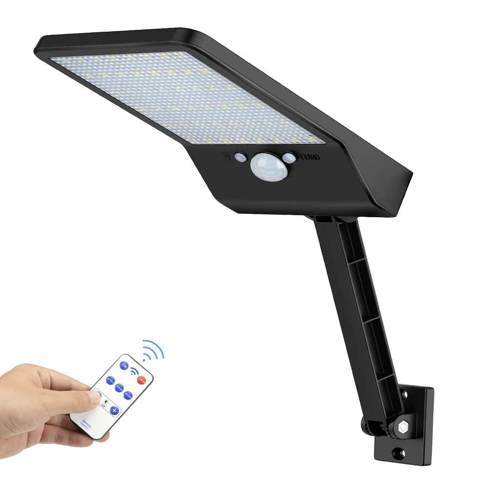 48 Светодиодный светильник на солнечной батарее уличный водонепроницаемый