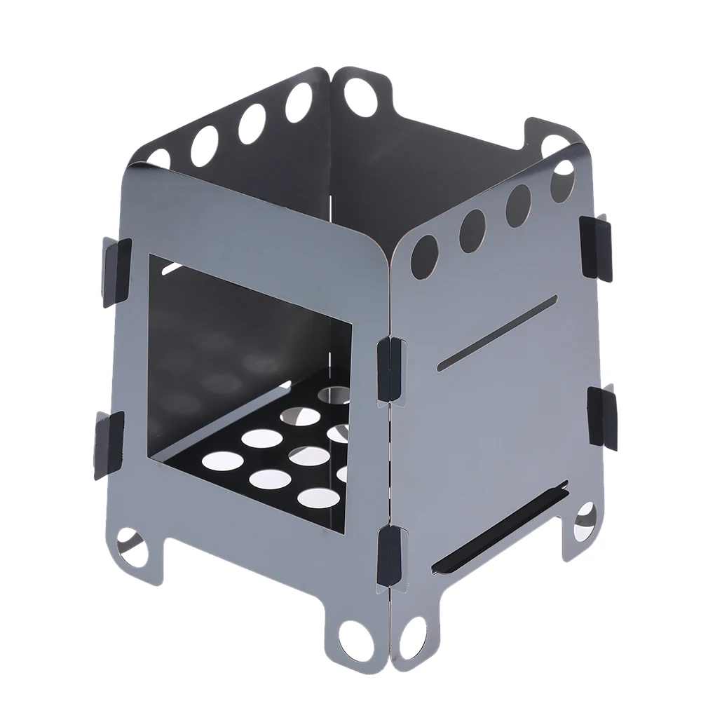 Портативная Легкая Складная дровяная плита легкая горящая печь для выживания