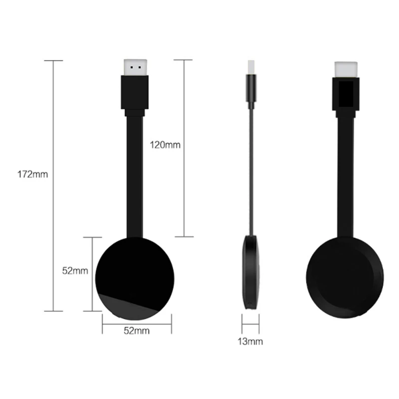 Беспроводной Wi Fi адаптер anycast для телевизора netflex Android google home chromecast hdmi