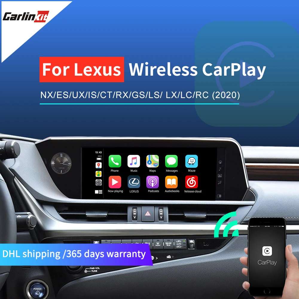 Carlinkit беспроводной CarPlay для Lexus NX ES US iS CT RX GS LS LX LC RC 2020 лет мультимедийный интерфейс