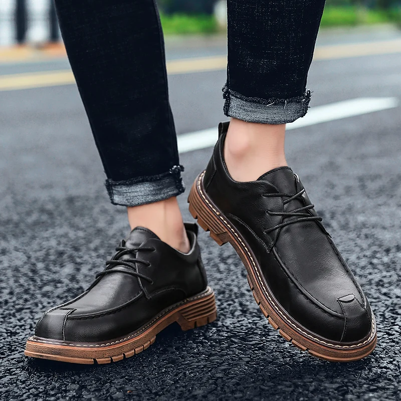 Sorrynam Мужские кожаные туфли мужские модельные формальная Свадебная вечеринка для