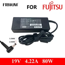 19V 4.22A 80W 5.5*2.5mm Laptop Charger Adapter For Fujitsu FMV Lifebook AH522 AH530 AH531 AH532 AH550 B6220 ADP-80N Power Supply