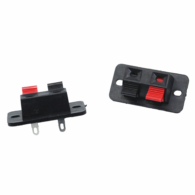 

5 шт., 2 положения, разъем, вставной разъем, разъемы для аудиодинамиков с пружинной нагрузкой