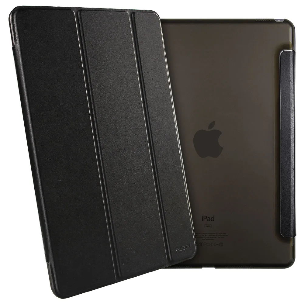 Чехол для iPad Pro 9.7 дюймов, ESR Smart Cover с Trifold стенд Магнитная автовключение Планшеты чехол для iPad Pro 9.7 дюймов выпуска - Цвет: Black