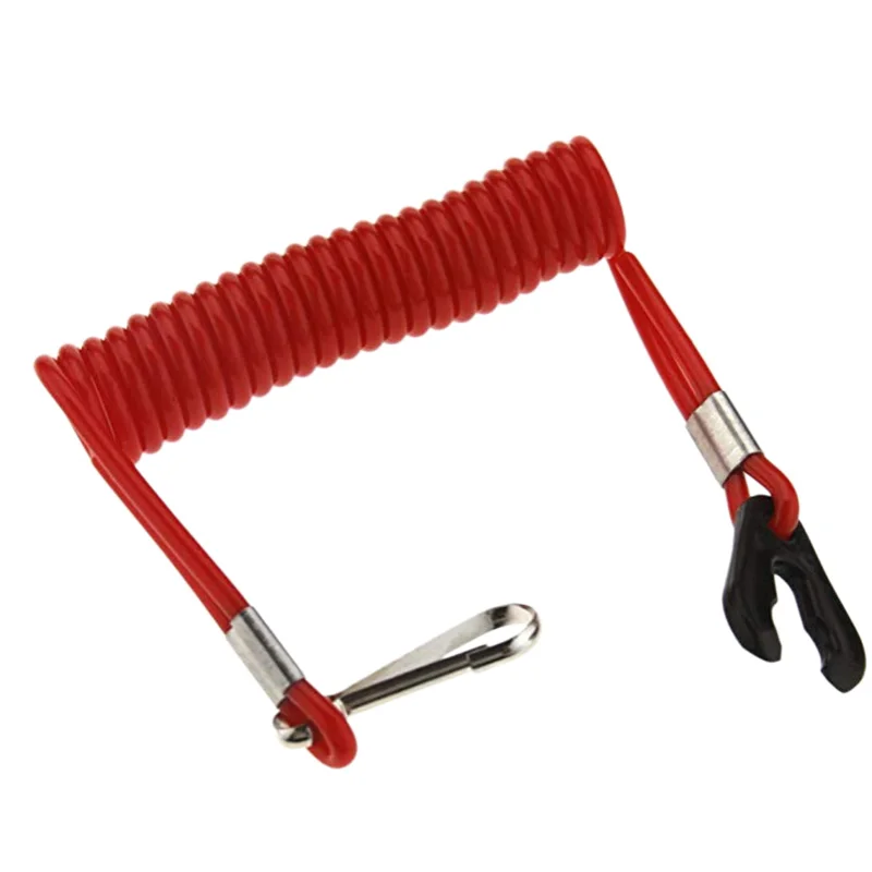 

1Pc Boat Outboard Engine Motor Lanyard Kill Stop Switch-Safety Tether For Yamaha