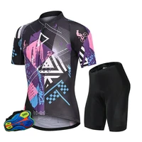 customized wholesale moisture absorption and perspiration cycling set mens tight fitting cycling wear high quality bicycle suit