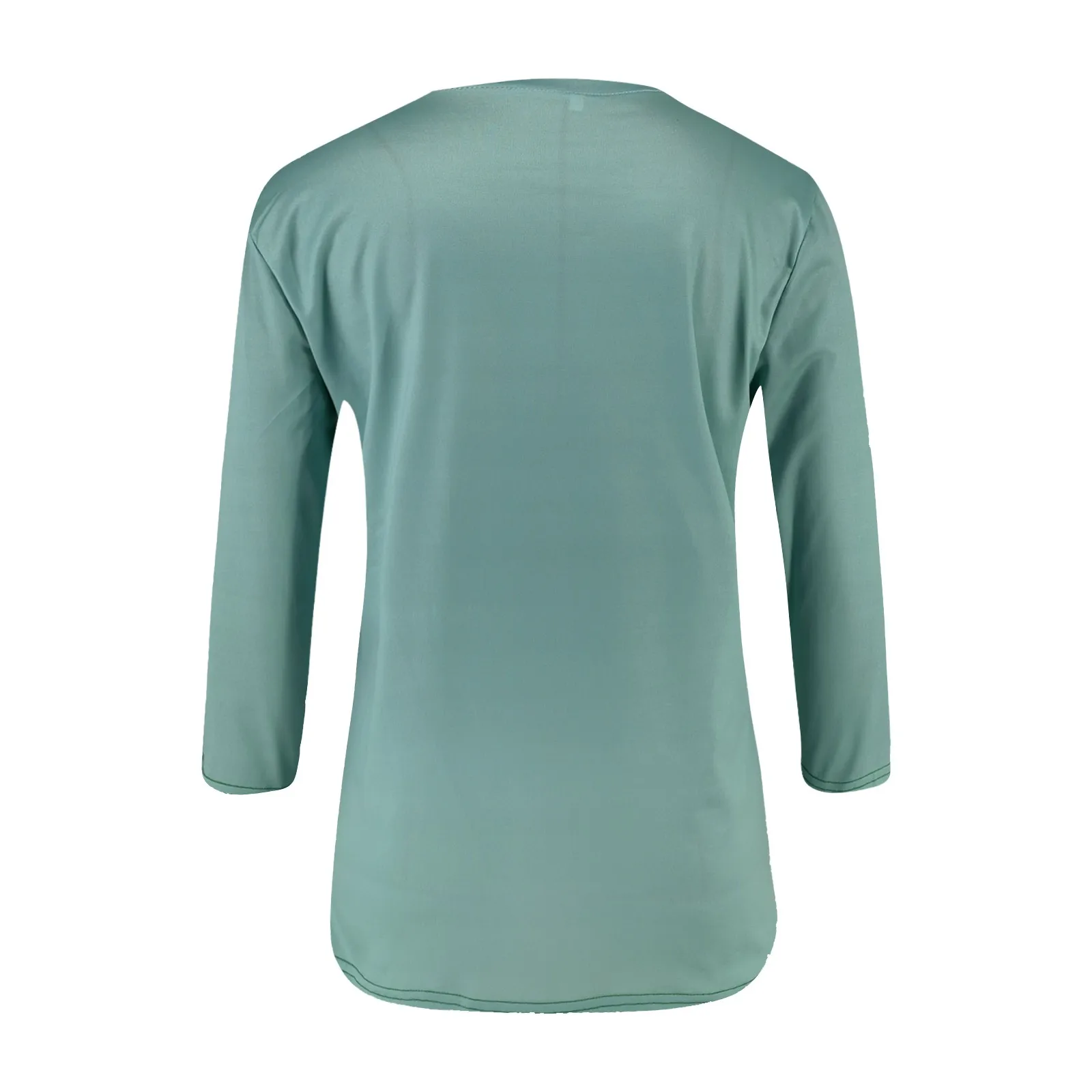 Весенние женские футболки Camisetas с рукавами средней длины подходящие ко всему