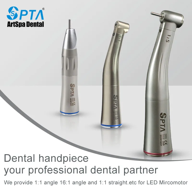 Наконечник Стоматологический с контурным углом 1:1 1:5 волоконно оптический