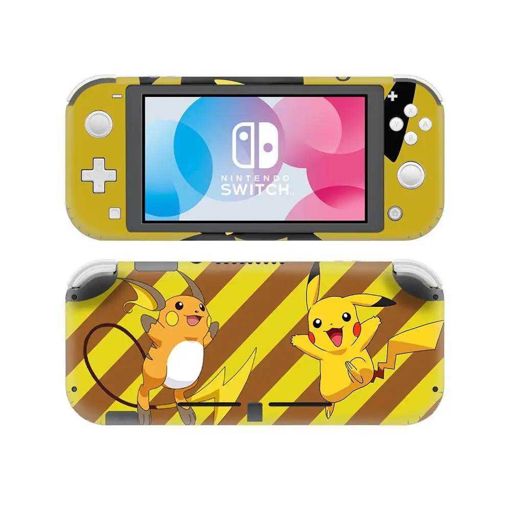 YSNSL0445 Покемон го Пикачу наклейка на кожу для nintendo Switch Lite консоль протектор Joy-con NAND переключатель Lite NSL наклейка на кожу - Цвет: YSNSL0445