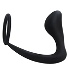 Силиконовая Анальная пробка для мужской мастурбации, массажер простаты, анальные секс-игрушки, для мужчин, Climax Эротическое кольцо для полового члена