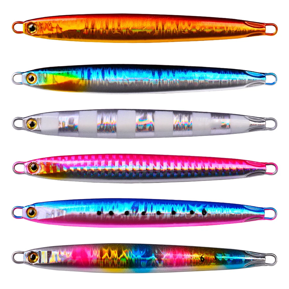 

40g Luminous Fishing Hard Bait Long Casting Jigging Artificial 3D Eye Fishing Lure Pesca Tackle Fishing Accessories