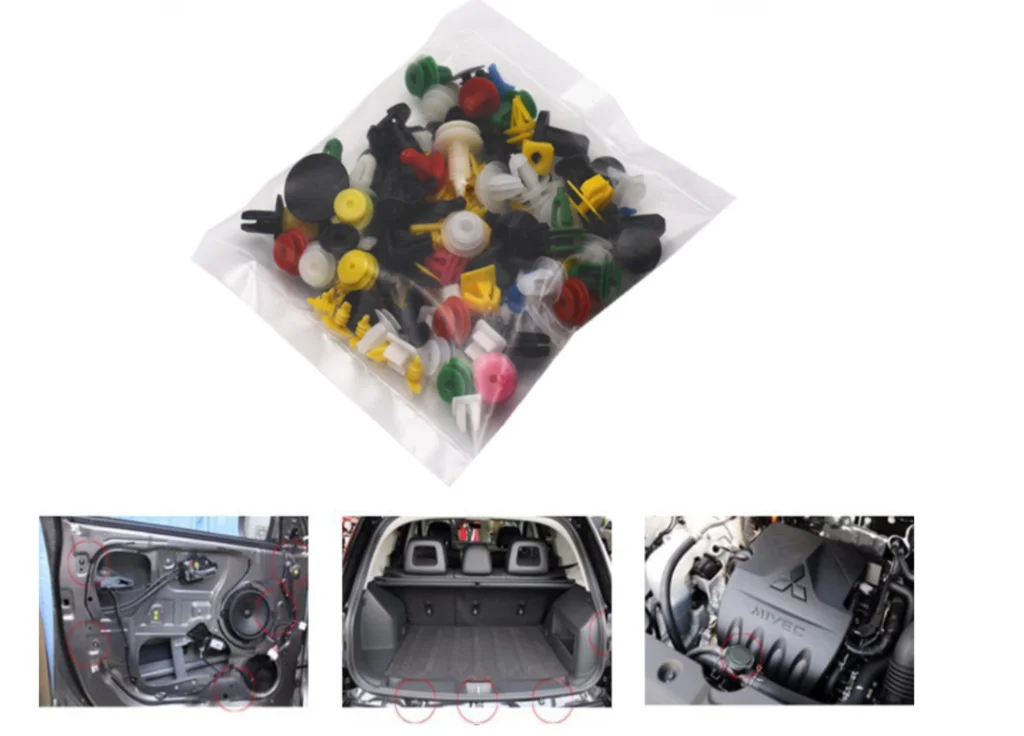 Новый 2021 100 шт. Универсальный смешанные зажимы для Toyota V Hilux Land Cruiser Avanza Carina Celica Corona -