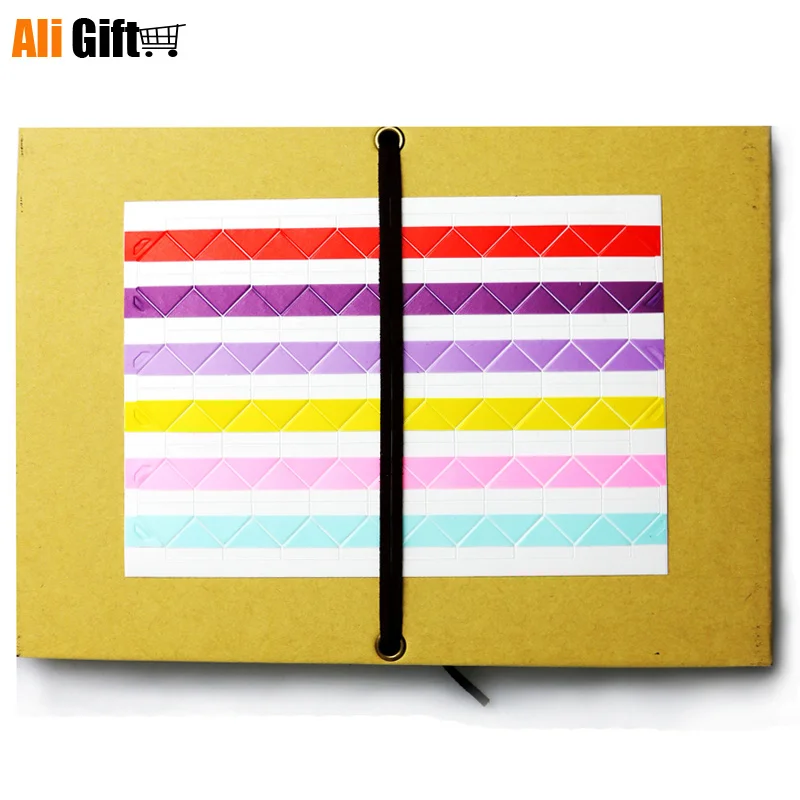 Бумажный альбом для скрапбукинга ручной работы сгибаемый скрапбукинга|handmade