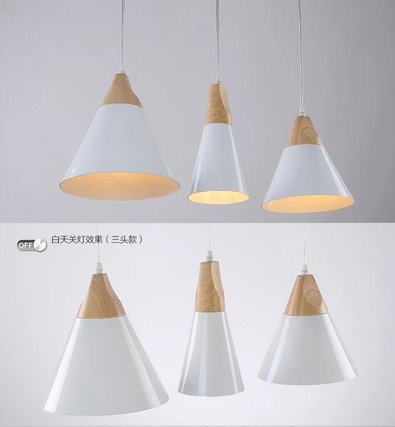 Современный светодиодный подвесной светильник в скандинавском стиле цветной